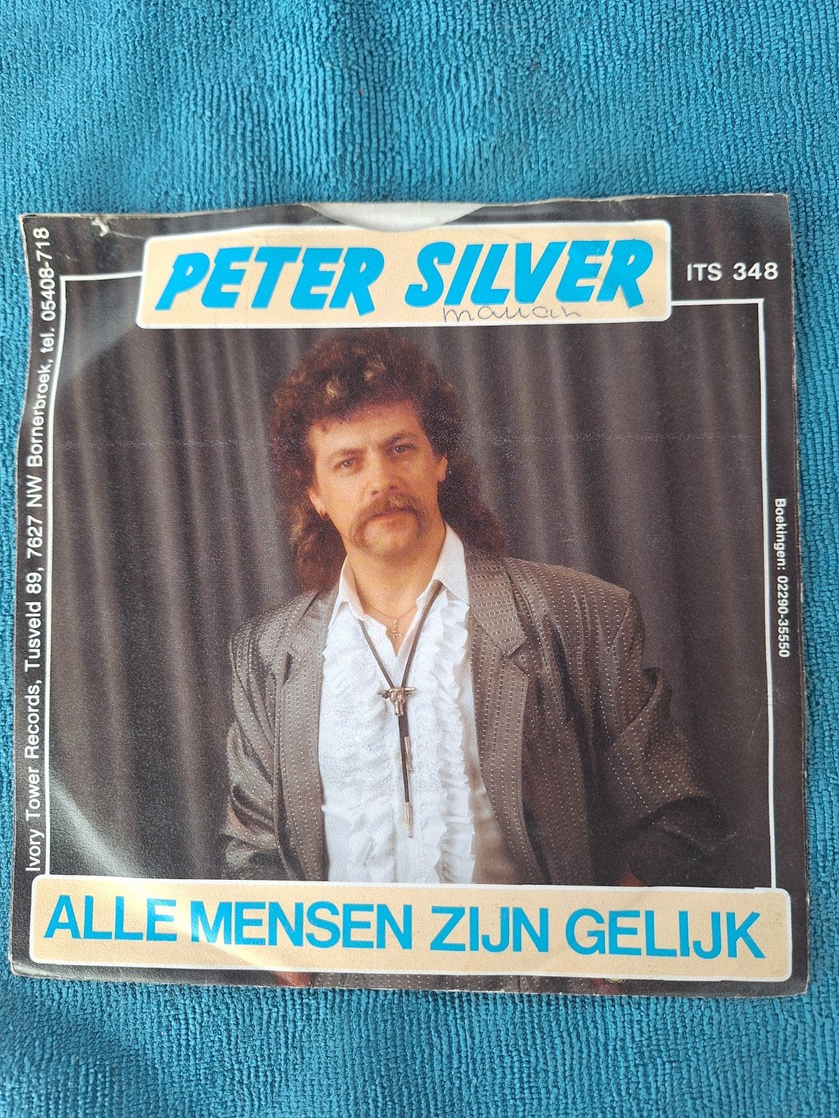 Peter Silver - Alle Mensen Zijn Gelijk / Zeg Nooit Adieu, Gebruikt, Originele persing, 7 inch, Ophalen of Verzenden