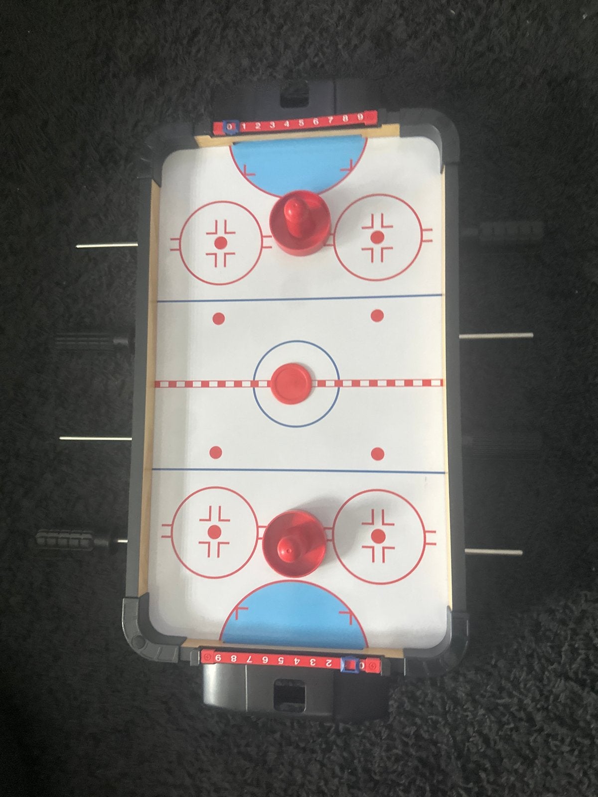 Tafelvoetbal en Airhockey 2-in-1 Spel, Ophalen of Verzenden, Gebruikt, Jongen of Meisje