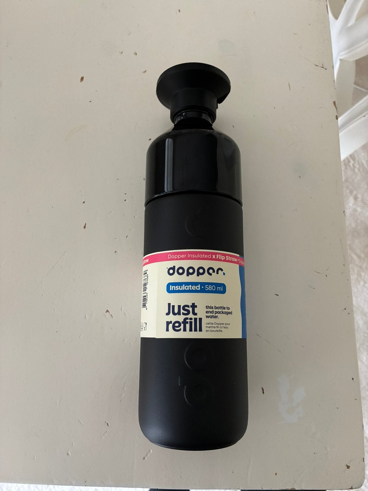 Dopper insulated x Flip Straw 580 ml Nieuw, Ophalen of Verzenden, Nieuw