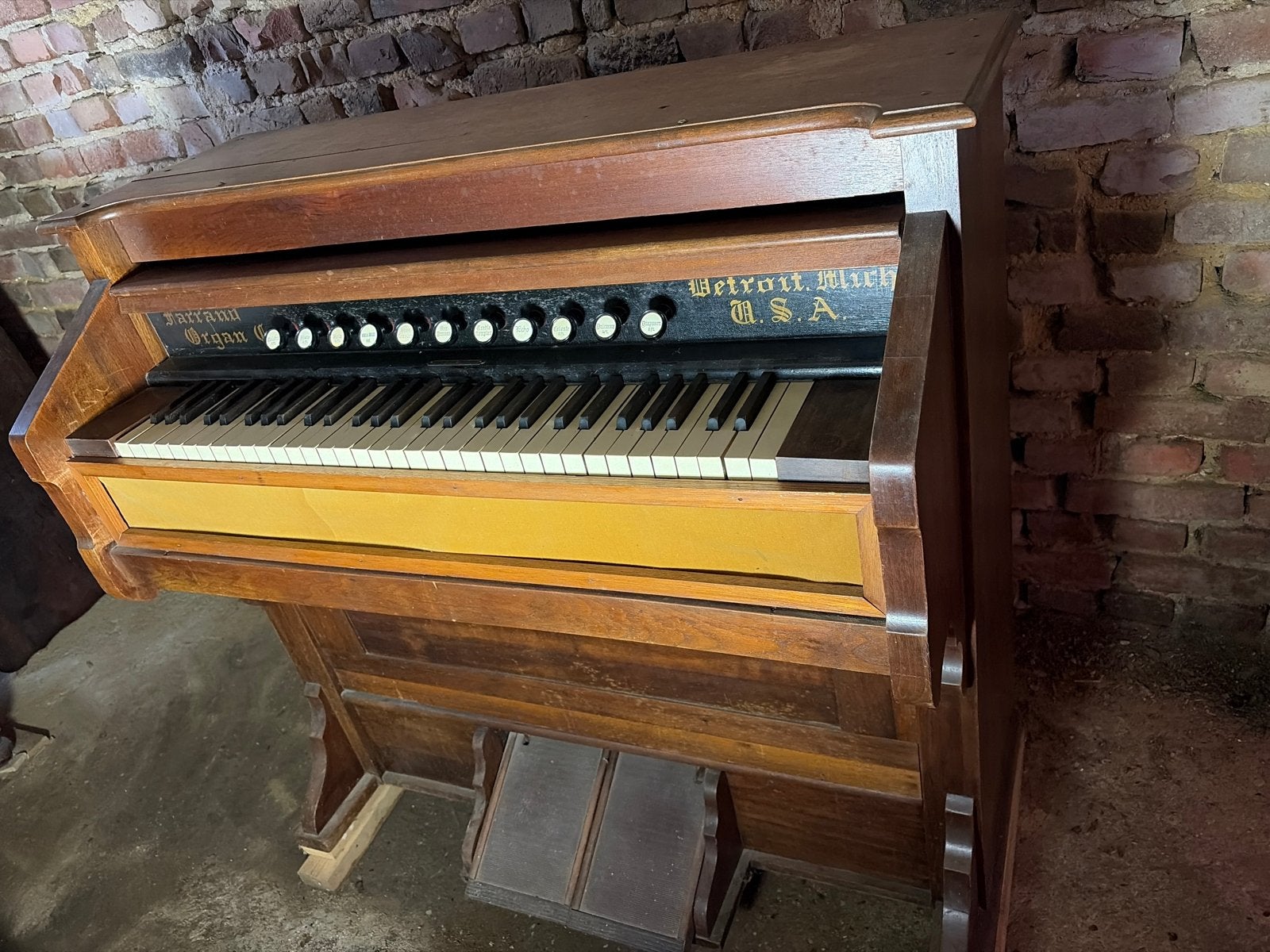 Antiek Orgel - Farrand Organ Co. Detroit Mich. U.S.A., Muziek en Instrumenten, Orgels, Ophalen, Gebruikt, 1 klavier, Orgel