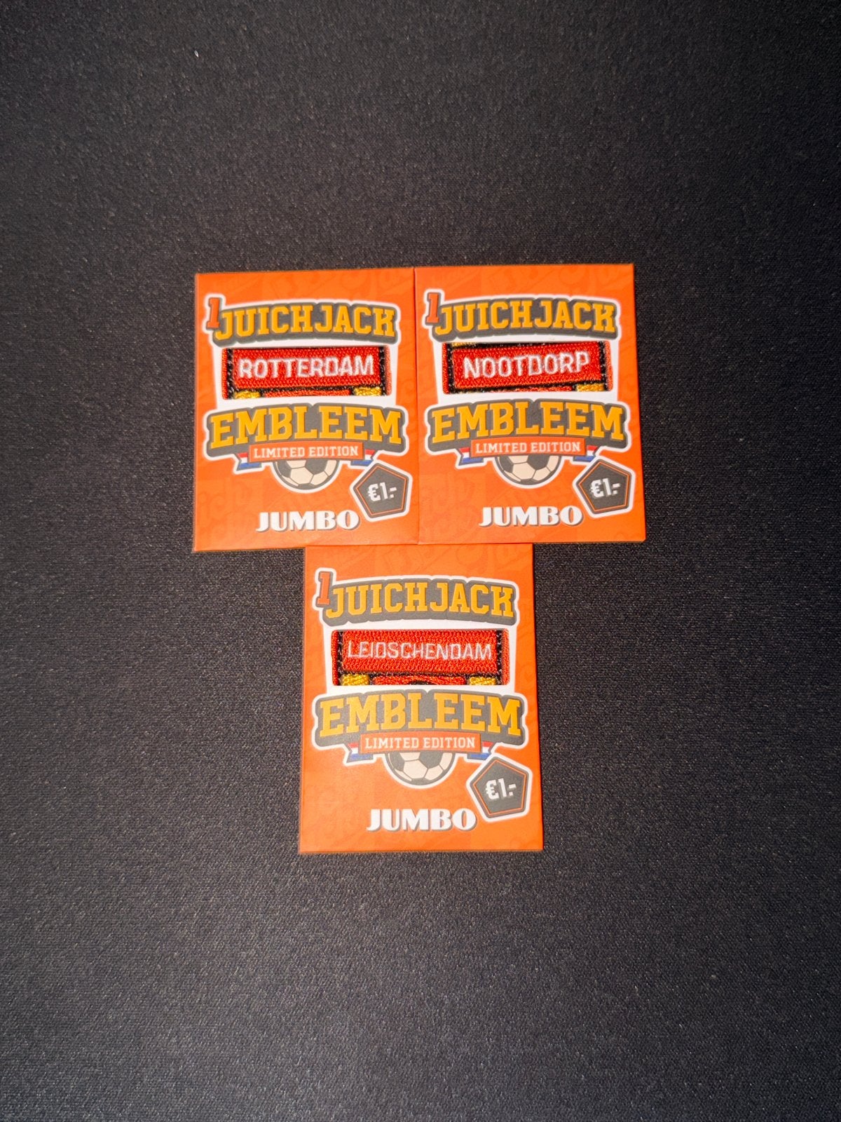 Jumbo JuichJack Patch - Limited Edition 3x Locaties, Verzamelen, Supermarktacties, Jumbo, Ophalen of Verzenden