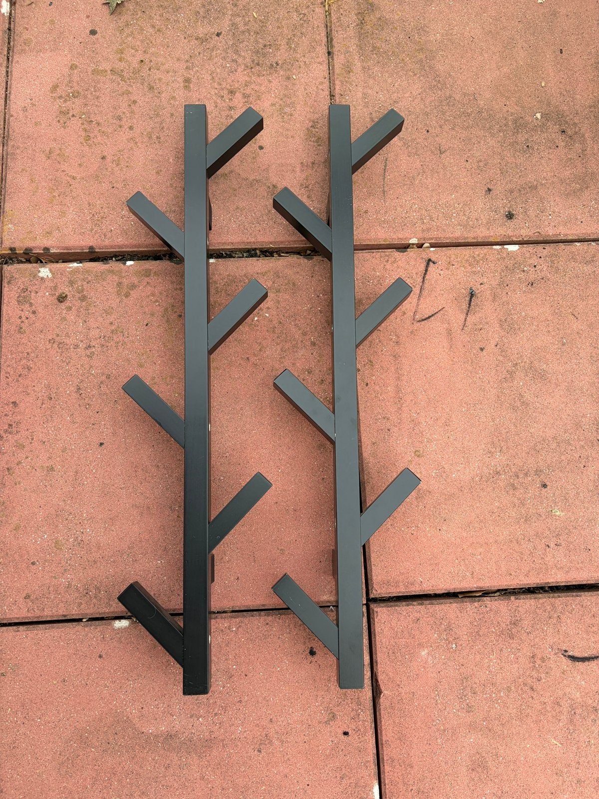 2x Ikea tjusig kapstop, Gebruikt, Minder dan 100 cm, Hout, Ophalen