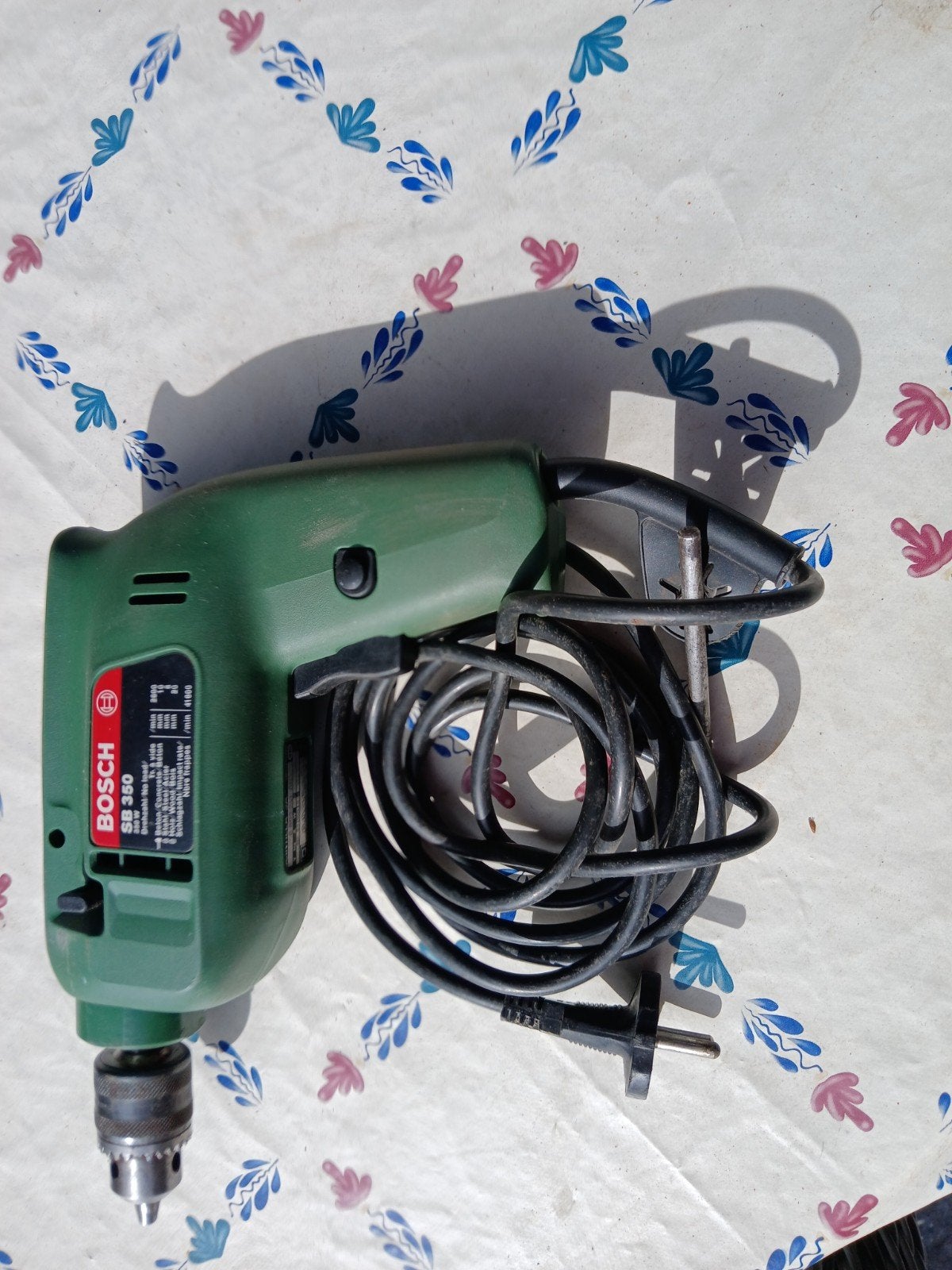 Bosch Boormachine SB 350 - Betrouwbaar en Krachtig, Doe-het-zelf en Verbouw, Boormachine, Gebruikt, Ophalen of Verzenden, Minder dan 400 watt