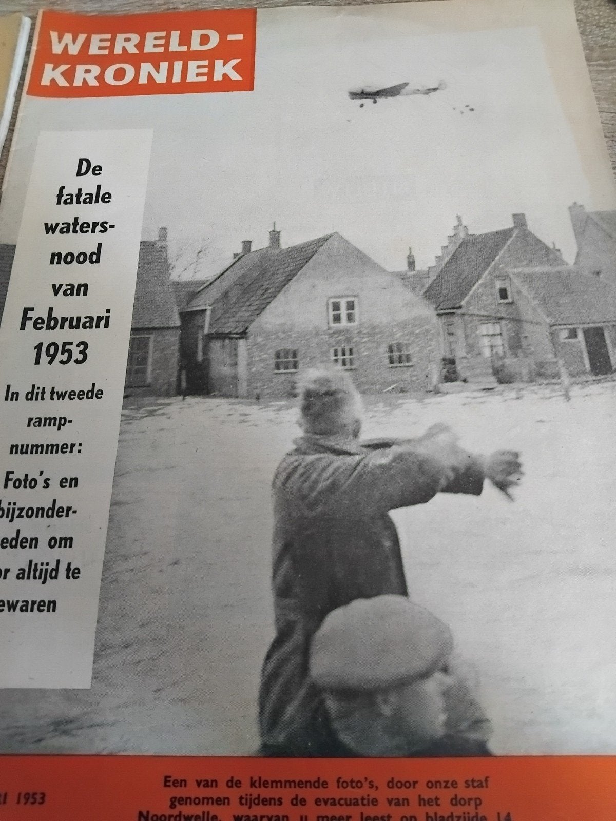 30x Tijdschrift Watersnood 1953, Ophalen of Verzenden, 1940 tot 1960, Tijdschrift