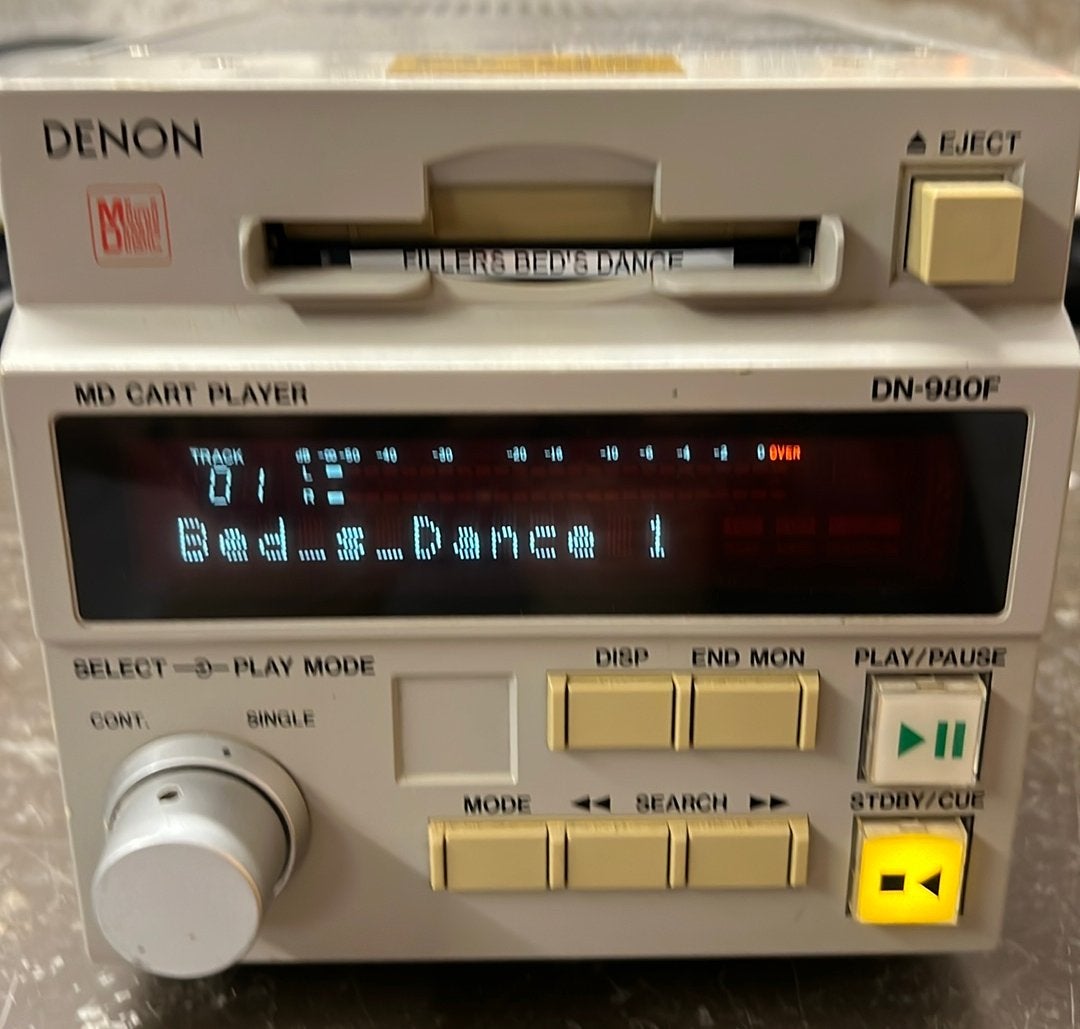 Denon DN-980F professionele MD speler, Ophalen, Zo goed als nieuw, Audio