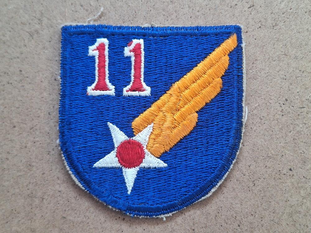 WWII US 11th Army Air Forces patch, Verzenden, Amerika, Embleem of Badge