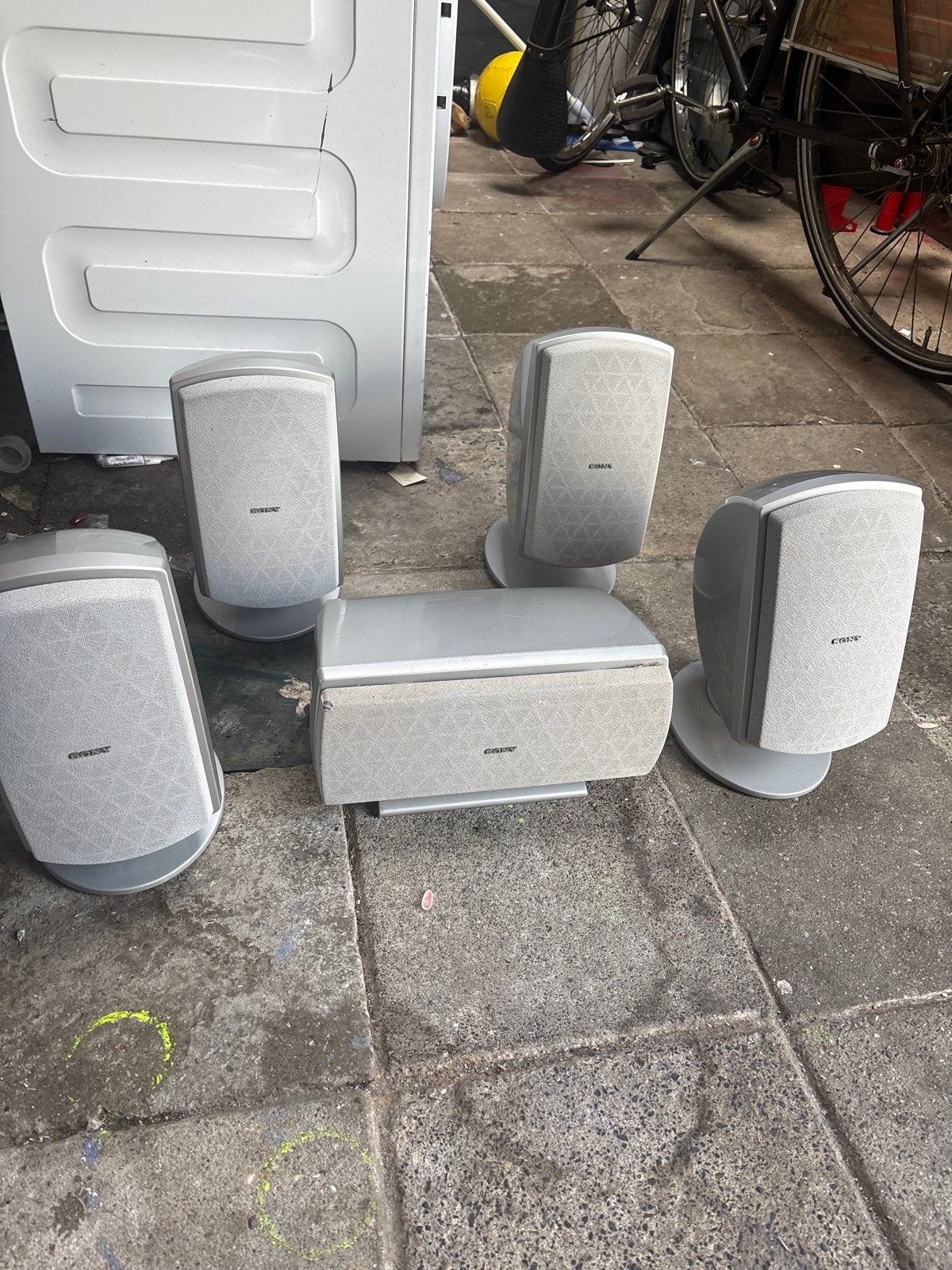 Sony Surround Sound Speakerset - 5 stuks, Audio, Tv en Foto, Luidsprekers, Ophalen, Gebruikt, Speakerset, Sony
