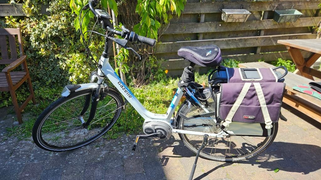 Gazelle Orange C7+ HMB elektrische dames fiets, Fietsen en Brommers, Elektrische fietsen, Ophalen, Zo goed als nieuw, 47 tot 51 cm