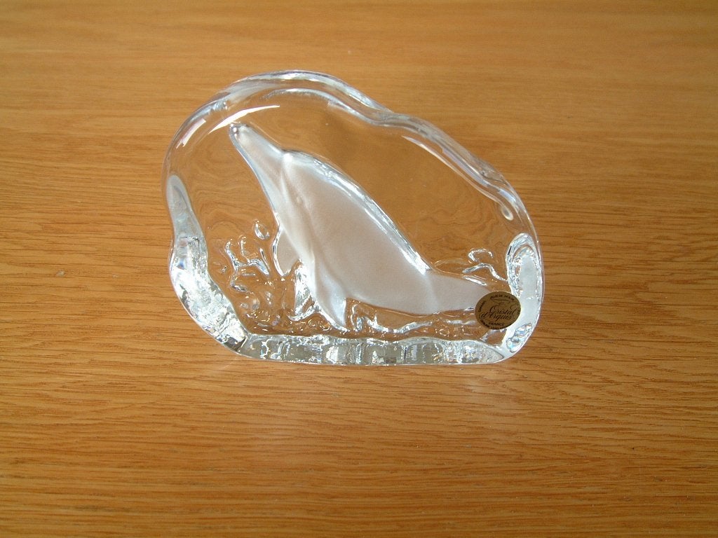 Gave Dolfijn Cristal D' Arques France, Ophalen of Verzenden, Zo goed als nieuw