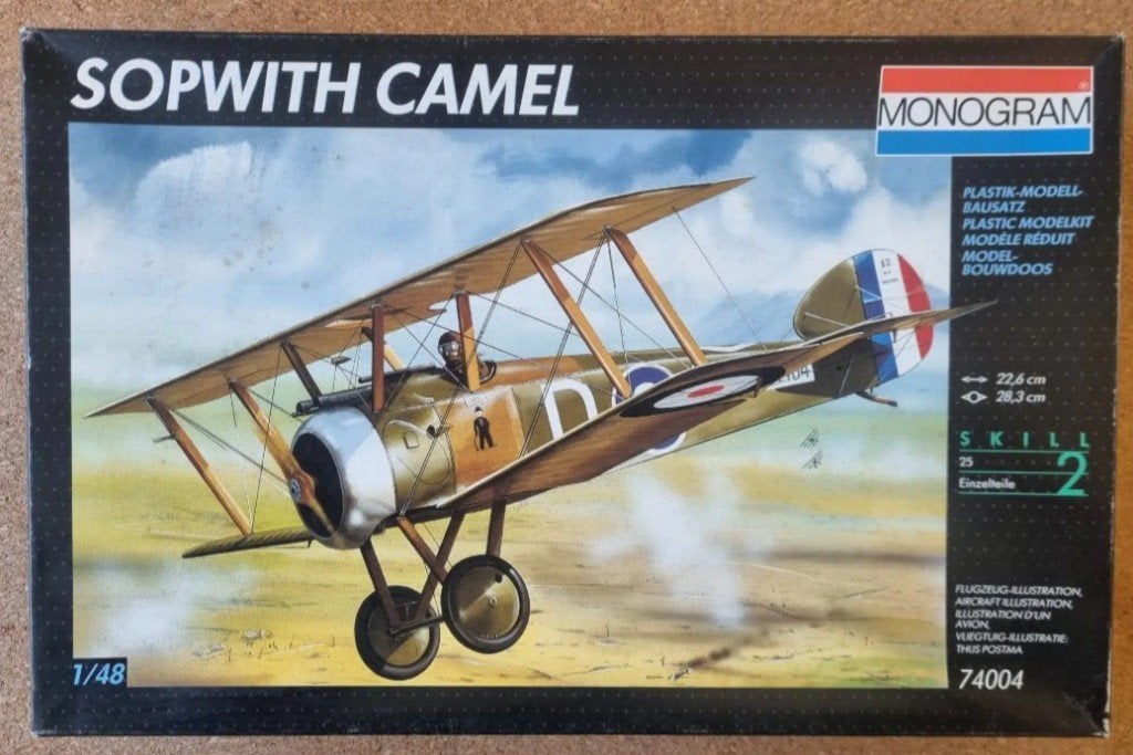 OPRUIMING: Monogram 74004 Sopwith Camel 1:48, Overige merken, Monogram, Ophalen of Verzenden, Zo goed als nieuw
