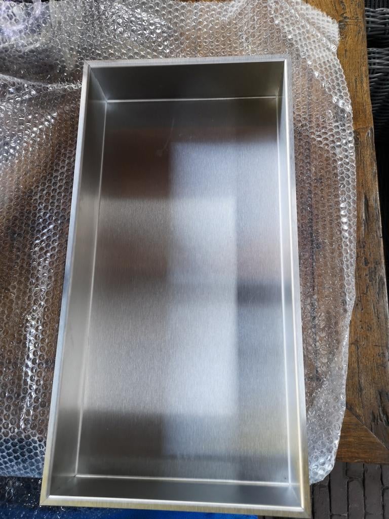 RVS Geborsteld Nis 60x30cm, Ophalen of Verzenden
