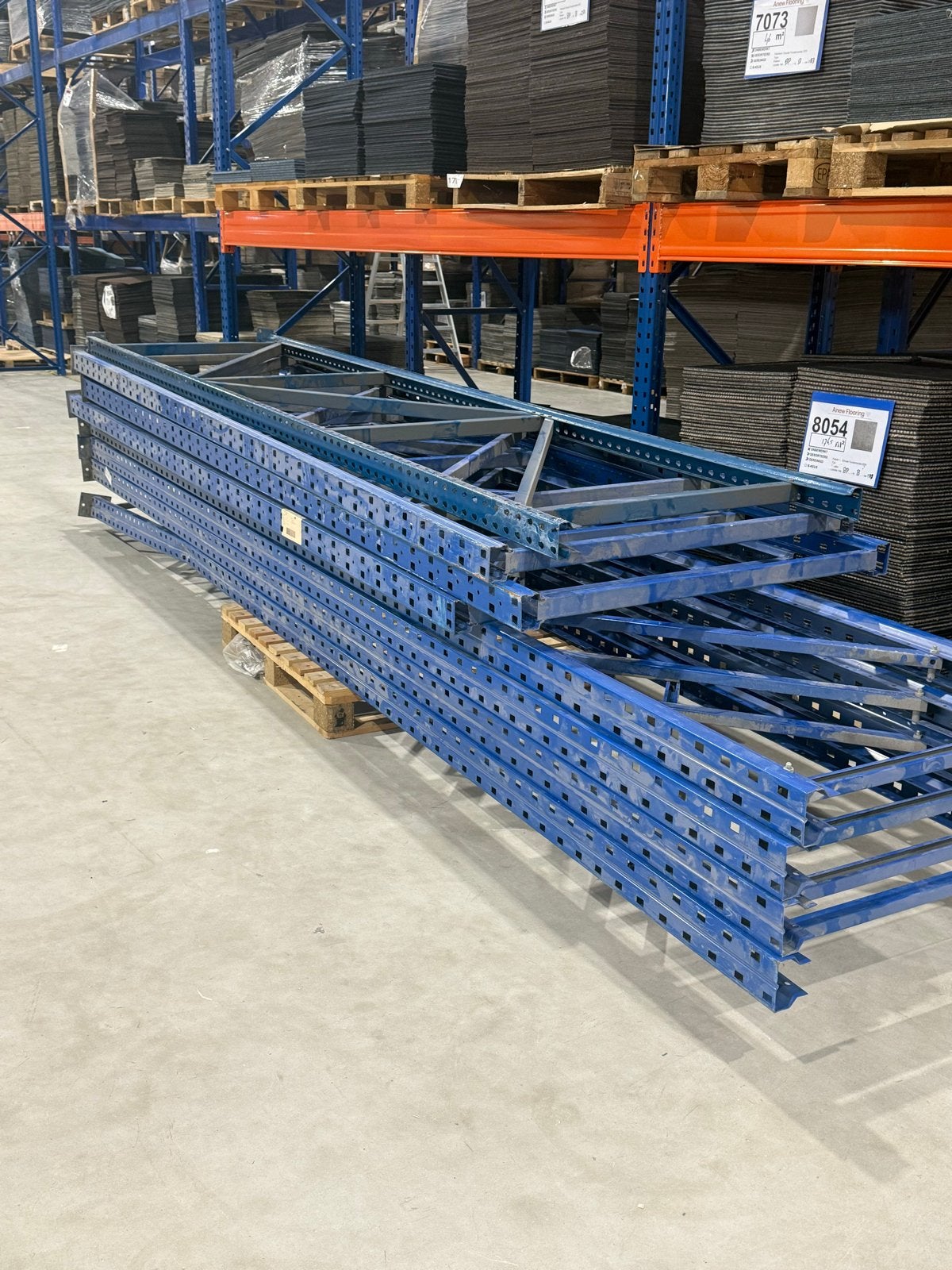 palletstelling staanders, Zakelijke goederen, Kantoor en Winkelinrichting | Magazijn, Stelling en Opslag, Ophalen