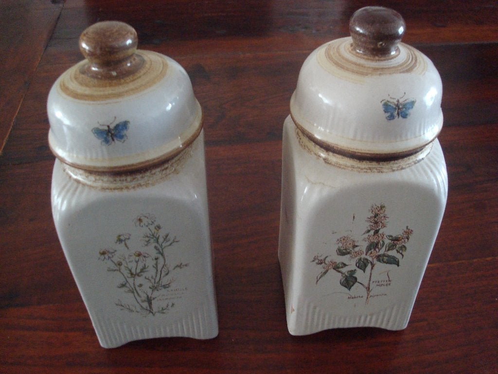 Keuken potten 2 stuks kruiden, Ophalen of Verzenden