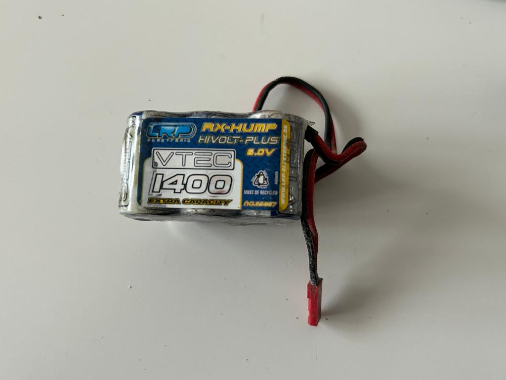 LRP RX-Hump Hivolt-plus 6v 1400mah accu rc, Ophalen of Verzenden, Gebruikt, Overige schalen, Onderdeel