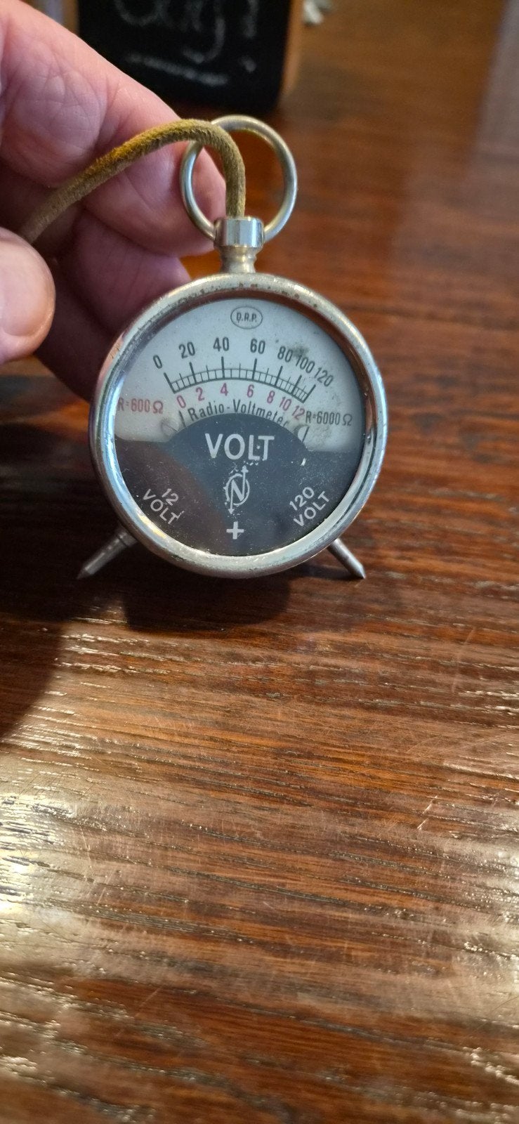 Antieke Radio-Voltmeter D.R.P. - Vintage instrument, Ophalen of Verzenden