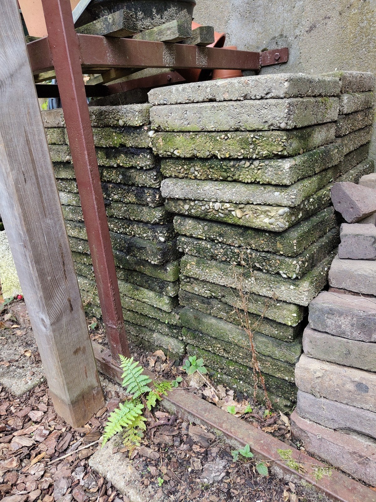 stoeptegels betontegels 30x30, Tuin en Terras, Ophalen, Gebruikt, 5 tot 10 m², Beton