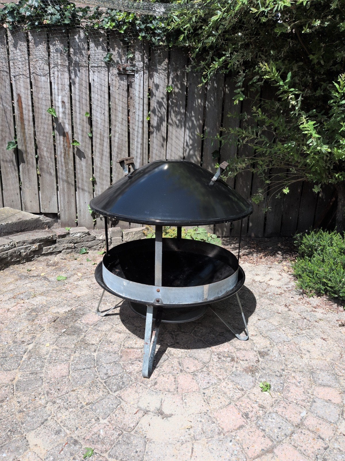 Weber vuurkorf met hoes - Gebruikt, Ophalen, Gebruikt, Vuurkorf