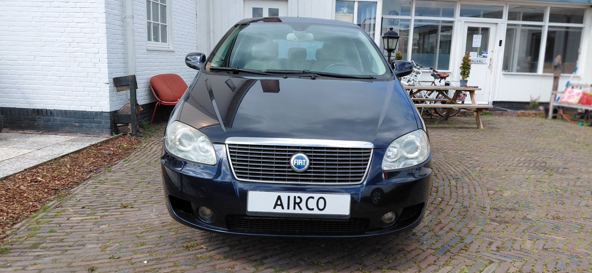 Fiat Croma 2.2-16V Emotion v.1E Eigenaar, Leder / Navi / Iso, Voorwielaandrijving, Gebruikt, 4 cilinders, Blauw