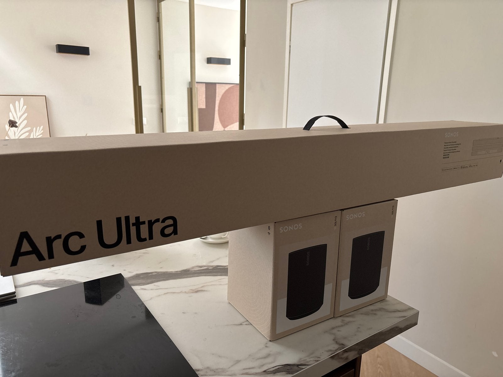 Doos Sonos Arc Ultra Soundbar, Audio, Tv en Foto, Soundbars, Ophalen, Bluetooth, Nieuw