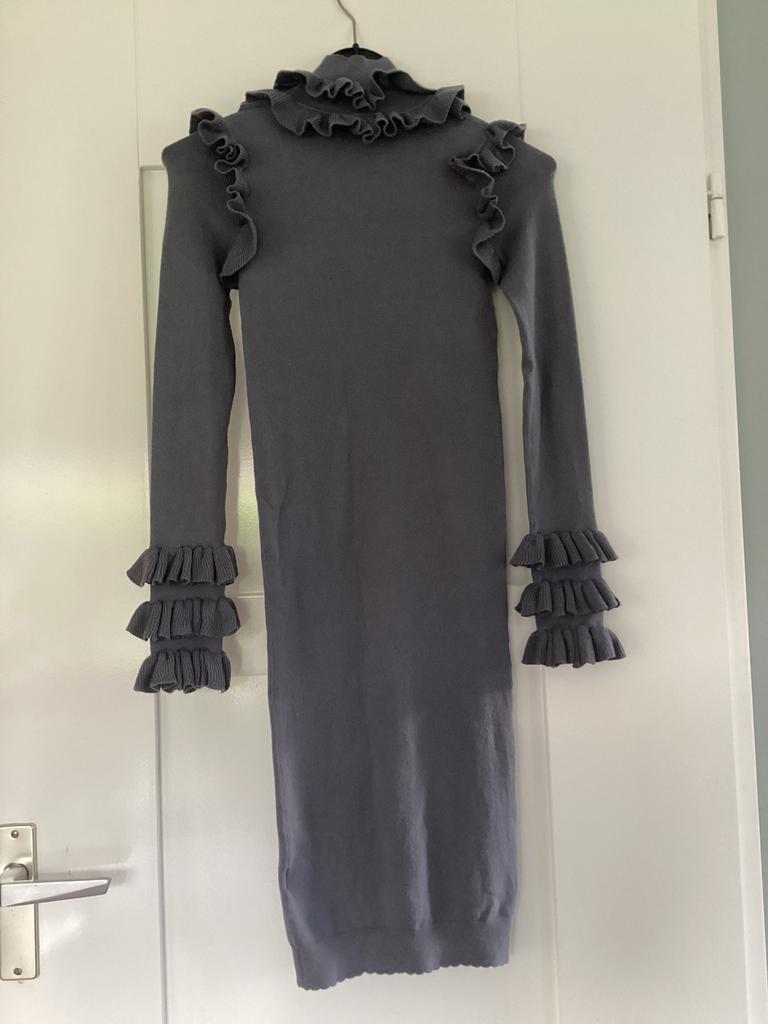 Reinders jurk XS met ruches, Ophalen of Verzenden, Zo goed als nieuw, Knielengte, Maat 34 (XS) of kleiner