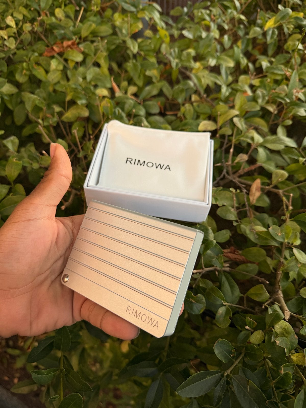 Rimowa Cardhouder - Stijlvol en Compact, Ophalen of Verzenden, Zo goed als nieuw, Grijs, Overige merken