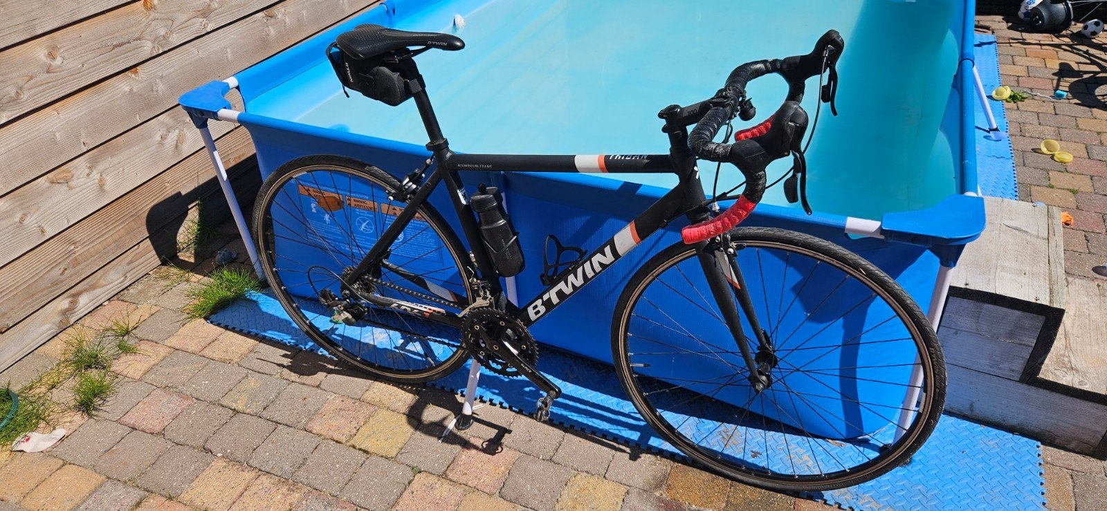 Racefiets B'Twin Triban 500 met accessoires, Ophalen, Gebruikt, Overige typen