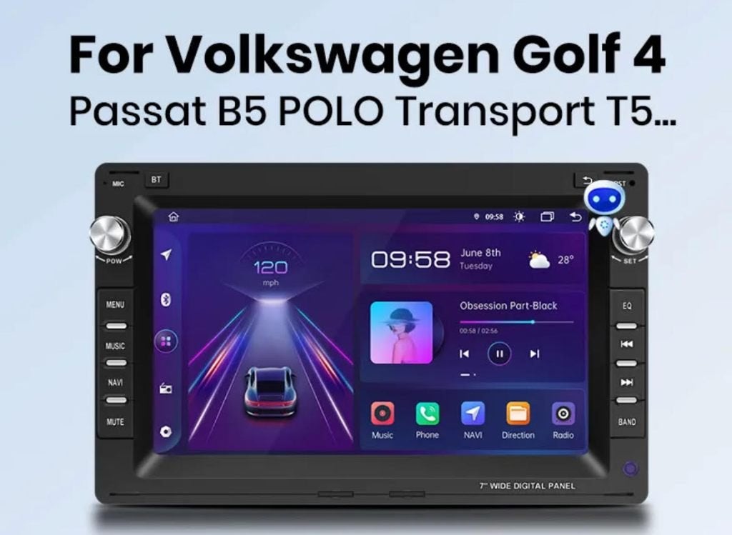 Volkswagen Transporter T5 Polo CarPlay Android Autoradio, Ophalen of Verzenden, Nieuw