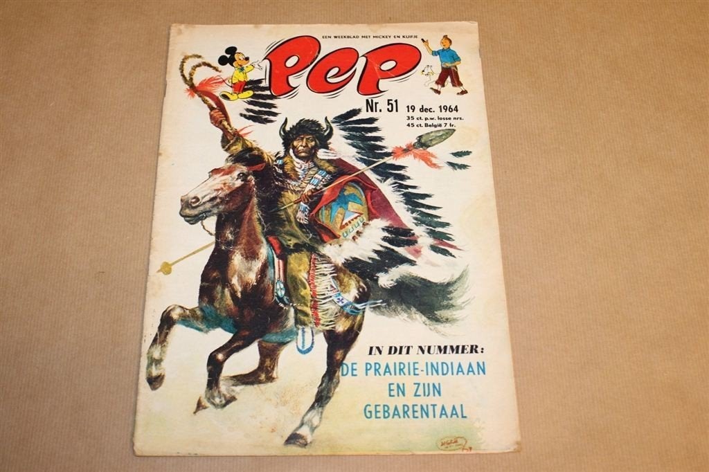 Weekblad Pep - nr. 51 - 1964, Eén stripboek, Ophalen of Verzenden, Zo goed als nieuw