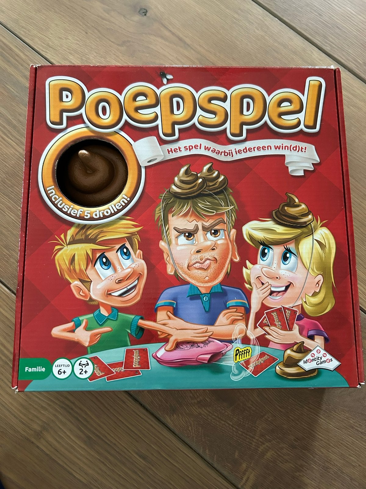 Poepspel - Het hilarische spel voor de hele familie!, Drie of vier spelers, Ophalen, Zo goed als nieuw
