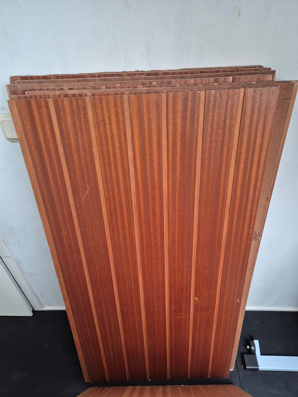 Vintage lambrisering / wand bekleding, Ophalen of Verzenden, Gebruikt