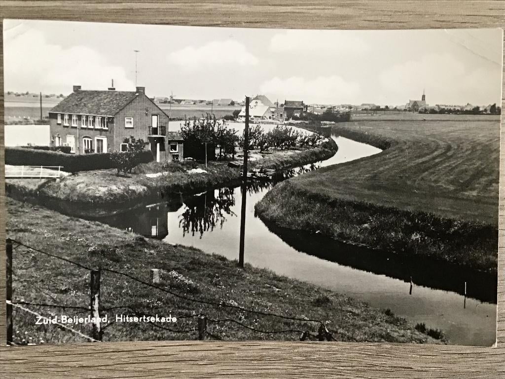 Zuid-Beijerland Hitsertsekade 1969, Verzenden, 1960 tot 1980, Gelopen, Zuid-Holland