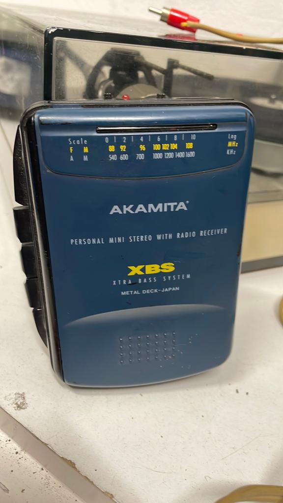 Akamita Personal Mini Stereo met Radio Receiver XBS, Ophalen of Verzenden, Walkman