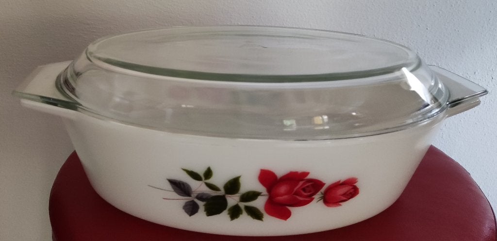 Pyrex JAJ June Rose: ovenschaal / serveerschaal, Ophalen of Verzenden