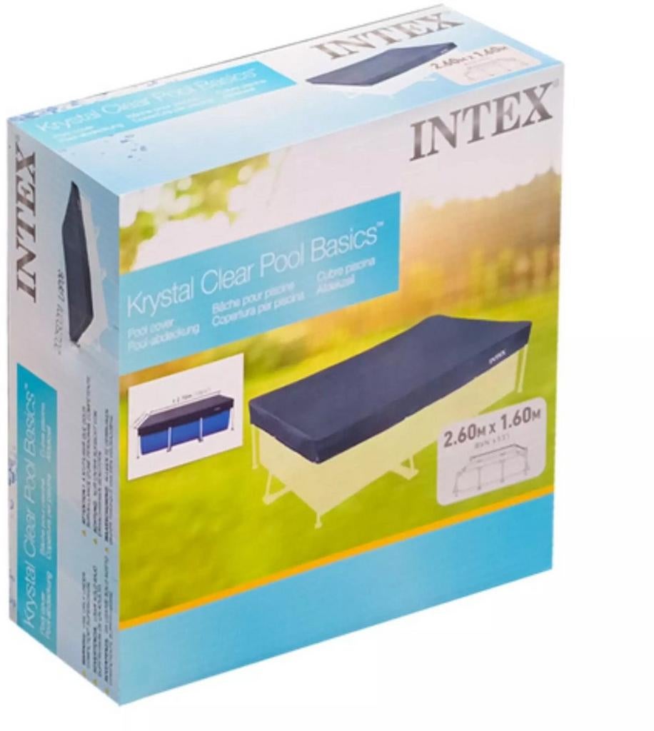 Intex Krystal Clear Pool Basics Afdekzeil 3.00m x 2.00m, Tuin en Terras, Zwembad-toebehoren, Nieuw, Afdekzeil, Ophalen of Verzenden