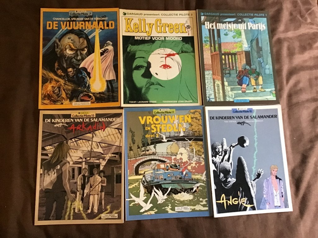 6 delen collectie Pilote., Meerdere stripboeken, Ophalen of Verzenden, Zo goed als nieuw