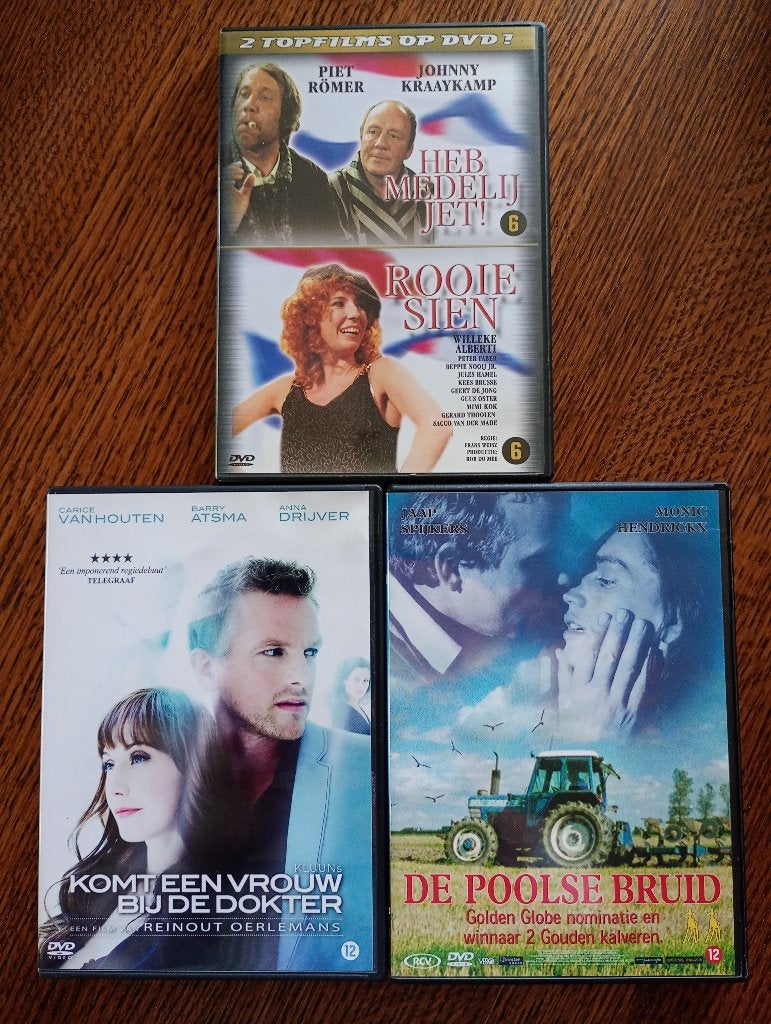 Dvd Pakketje, 4 Nederlandstalige Films., Vanaf 12 jaar, Ophalen of Verzenden, Zo goed als nieuw, Overige genres