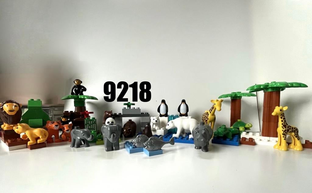 Lego Duplo 9218 - Wilde Dieren Set, Ophalen of Verzenden, Gebruikt, Duplo