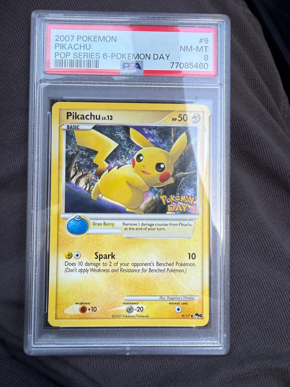 Pikachu Lv.13 (POP6 9) POP Series 6 Slab PSA 8, Ophalen of Verzenden, Nieuw