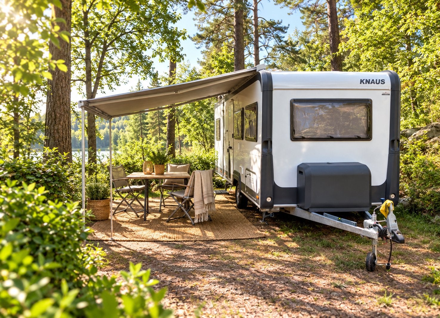 Knaus Deseo 400 QL 2010 | Airco | Mover | Cassetteluifel, Caravans en Kamperen, Vast bed, Luifel, Particulier, 4 tot 5 meter