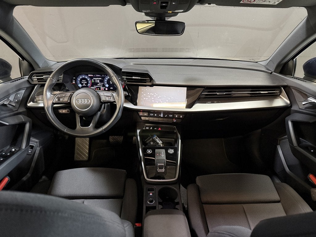 Audi A3 Sportback 40 TFSI e Advanced edition | Panoramadak |, Stof, Gebruikt, 4 cilinders, Blauw