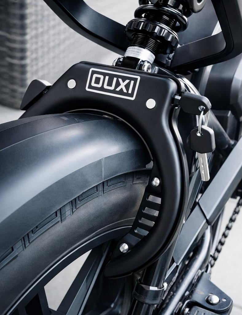 Nieuwe OUXI Fatbike Ringslot met montage set en 2 sleutels, Ophalen of Verzenden, Nieuw, Kettingslot