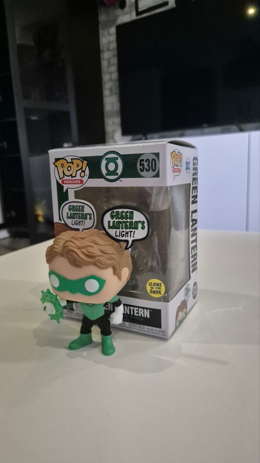 Funko Pop! Green Lantern #530 - Glows in the Dark, Ophalen of Verzenden, Zo goed als nieuw
