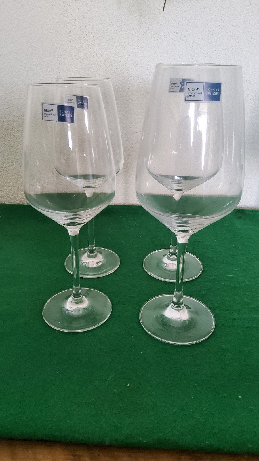 Schott Zwiesel Tritan wijnglazen - 4 stuks, Ophalen of Verzenden, Zo goed als nieuw, Wit, Overige merken