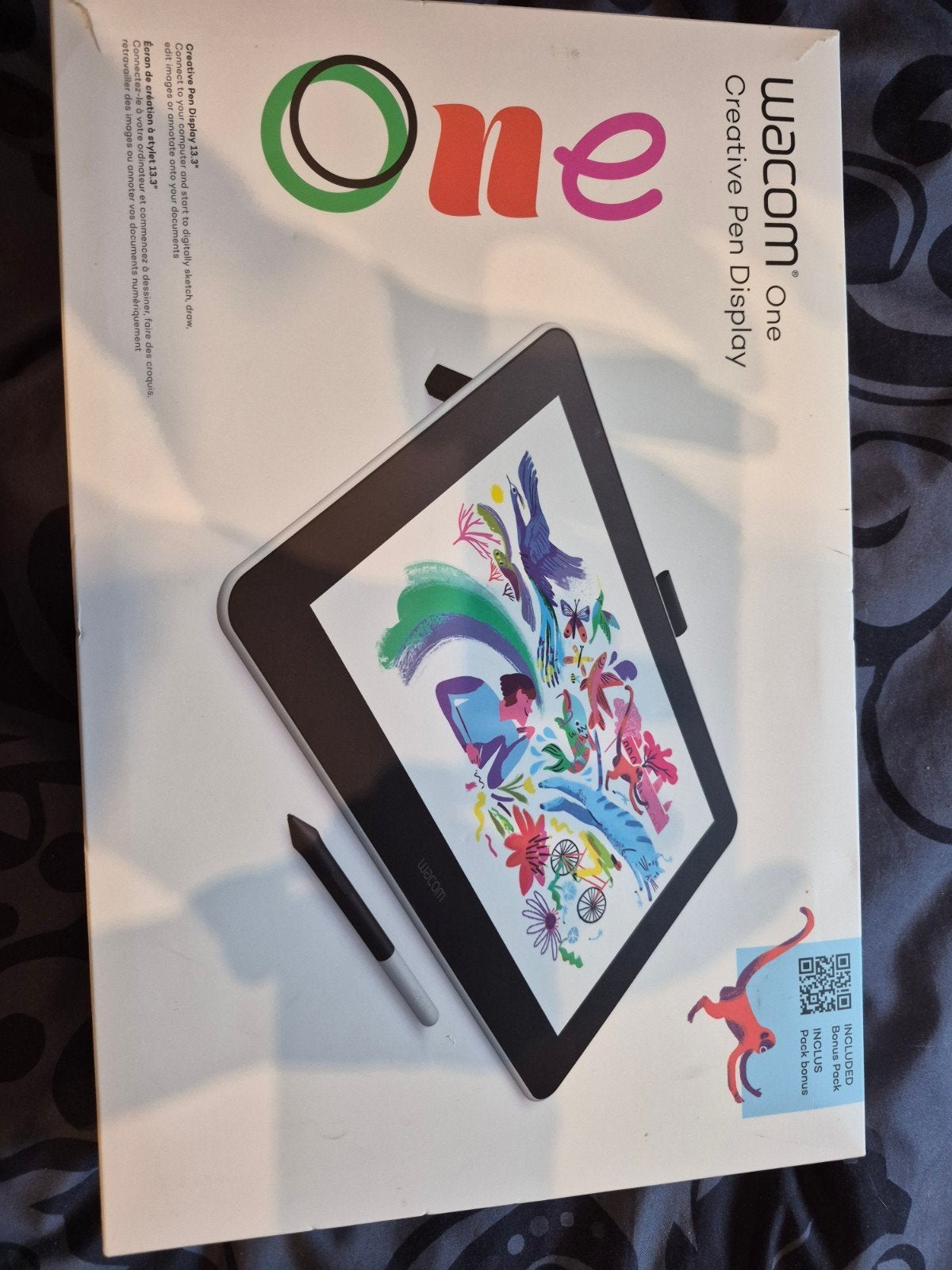Wacom One Creative Pen Display - Tekentablet, Computers en Software, Tekentablets, Multi-touch, Ophalen of Verzenden, Zo goed als nieuw