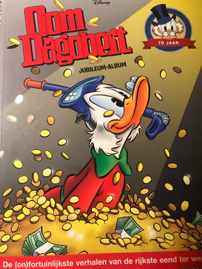 Disney Oom Dagobert Jubileum-Album 70 jaar, Boeken, Eén stripboek, Ophalen of Verzenden, Nieuw