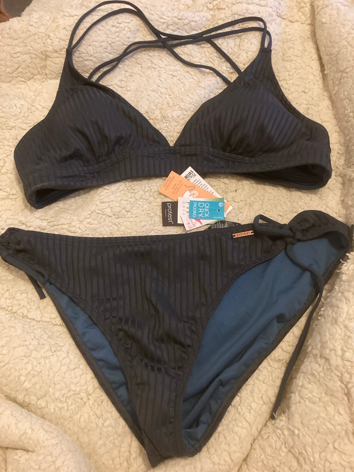 Nieuwe Protest Bikini - Zwart/grijs/blauw, Ophalen of Verzenden, Nieuw, Bikini