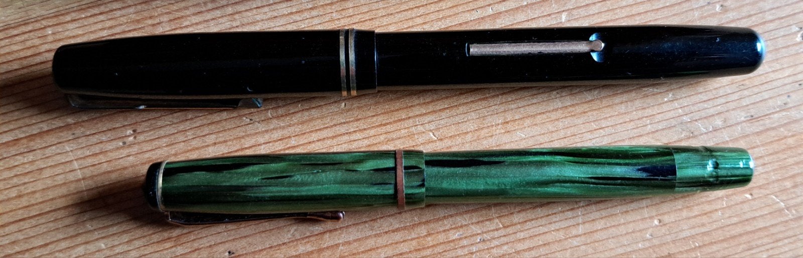 2 oude vulpennen., Verzamelen, Ophalen of Verzenden, Gebruikt, Vulpen, Waterman