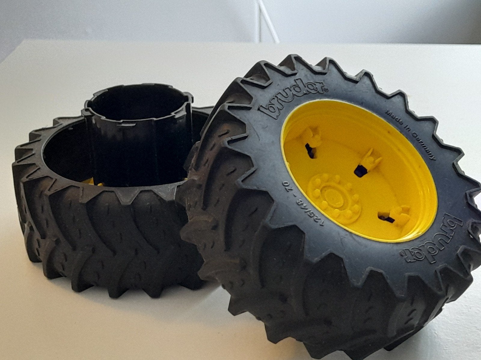 Bruder Dubbellucht Banden voor Tractor, Ophalen of Verzenden, Gebruikt