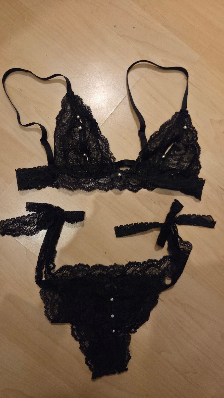 aubade lingerie set - one size, Aubade, Verzenden, Zwart, Setje