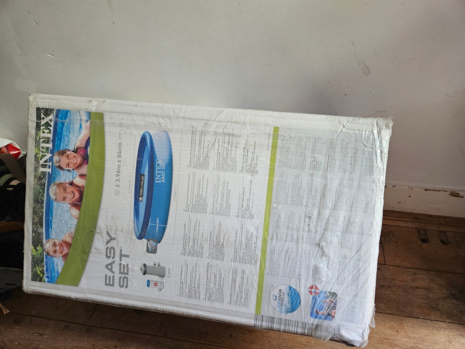 Nieuw Intex Easy Set Opzetzwembad - 3.96m x 84cm, Tuin en Terras, Zwembaden, Ophalen